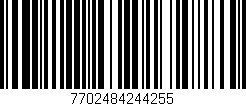 Código de barras (EAN, GTIN, SKU, ISBN): '7702484244255'