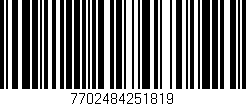 Código de barras (EAN, GTIN, SKU, ISBN): '7702484251819'