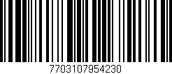 Código de barras (EAN, GTIN, SKU, ISBN): '7703107954230'