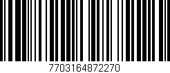 Código de barras (EAN, GTIN, SKU, ISBN): '7703164872270'