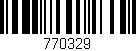 Código de barras (EAN, GTIN, SKU, ISBN): '770329'