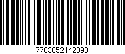 Código de barras (EAN, GTIN, SKU, ISBN): '7703852142890'