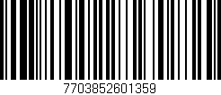 Código de barras (EAN, GTIN, SKU, ISBN): '7703852601359'