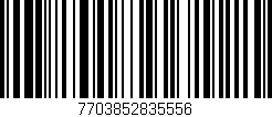 Código de barras (EAN, GTIN, SKU, ISBN): '7703852835556'
