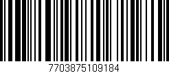 Código de barras (EAN, GTIN, SKU, ISBN): '7703875109184'