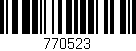 Código de barras (EAN, GTIN, SKU, ISBN): '770523'