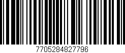 Código de barras (EAN, GTIN, SKU, ISBN): '7705284827796'