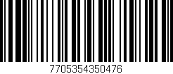 Código de barras (EAN, GTIN, SKU, ISBN): '7705354350476'