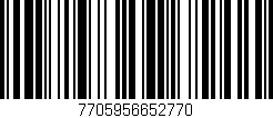 Código de barras (EAN, GTIN, SKU, ISBN): '7705956652770'