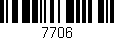 Código de barras (EAN, GTIN, SKU, ISBN): '7706'