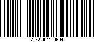 Código de barras (EAN, GTIN, SKU, ISBN): '77062-0011305940'