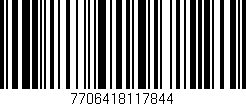 Código de barras (EAN, GTIN, SKU, ISBN): '7706418117844'