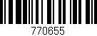 Código de barras (EAN, GTIN, SKU, ISBN): '770655'
