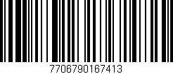 Código de barras (EAN, GTIN, SKU, ISBN): '7706790167413'