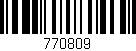 Código de barras (EAN, GTIN, SKU, ISBN): '770809'