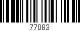 Código de barras (EAN, GTIN, SKU, ISBN): '77083'