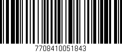 Código de barras (EAN, GTIN, SKU, ISBN): '7708410051843'