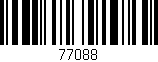 Código de barras (EAN, GTIN, SKU, ISBN): '77088'