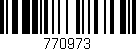 Código de barras (EAN, GTIN, SKU, ISBN): '770973'