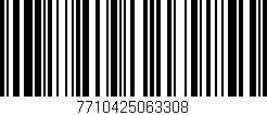 Código de barras (EAN, GTIN, SKU, ISBN): '7710425063308'