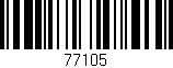 Código de barras (EAN, GTIN, SKU, ISBN): '77105'
