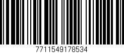 Código de barras (EAN, GTIN, SKU, ISBN): '7711549178534'