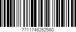 Código de barras (EAN, GTIN, SKU, ISBN): '7711748262560'