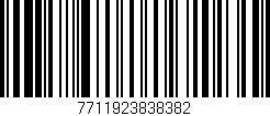 Código de barras (EAN, GTIN, SKU, ISBN): '7711923838382'