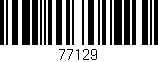Código de barras (EAN, GTIN, SKU, ISBN): '77129'