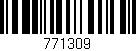 Código de barras (EAN, GTIN, SKU, ISBN): '771309'