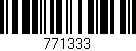 Código de barras (EAN, GTIN, SKU, ISBN): '771333'