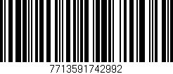 Código de barras (EAN, GTIN, SKU, ISBN): '7713591742992'