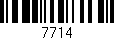 Código de barras (EAN, GTIN, SKU, ISBN): '7714'
