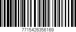 Código de barras (EAN, GTIN, SKU, ISBN): '7715426356169'