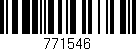 Código de barras (EAN, GTIN, SKU, ISBN): '771546'