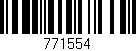 Código de barras (EAN, GTIN, SKU, ISBN): '771554'