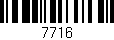 Código de barras (EAN, GTIN, SKU, ISBN): '7716'