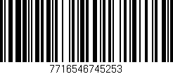 Código de barras (EAN, GTIN, SKU, ISBN): '7716546745253'
