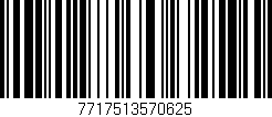 Código de barras (EAN, GTIN, SKU, ISBN): '7717513570625'