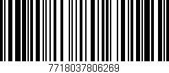Código de barras (EAN, GTIN, SKU, ISBN): '7718037806269'