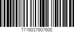 Código de barras (EAN, GTIN, SKU, ISBN): '7718037807600'