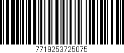 Código de barras (EAN, GTIN, SKU, ISBN): '7719253725075'