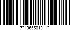 Código de barras (EAN, GTIN, SKU, ISBN): '7719665813117'