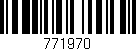 Código de barras (EAN, GTIN, SKU, ISBN): '771970'