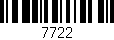 Código de barras (EAN, GTIN, SKU, ISBN): '7722'