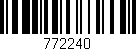 Código de barras (EAN, GTIN, SKU, ISBN): '772240'