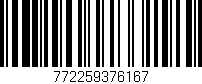 Código de barras (EAN, GTIN, SKU, ISBN): '772259376167'