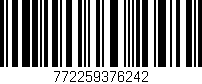 Código de barras (EAN, GTIN, SKU, ISBN): '772259376242'