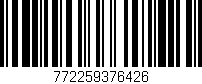 Código de barras (EAN, GTIN, SKU, ISBN): '772259376426'