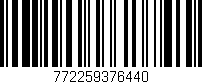 Código de barras (EAN, GTIN, SKU, ISBN): '772259376440'